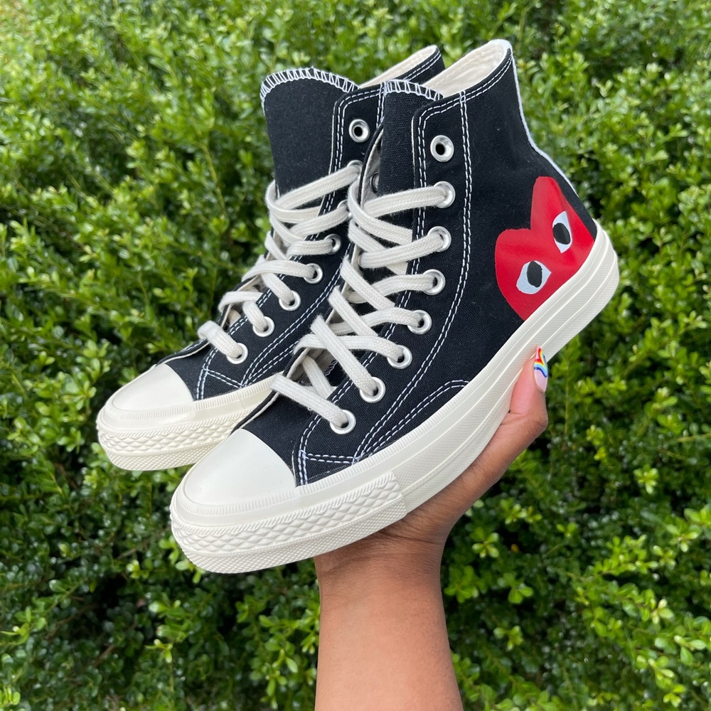 Comme des Garçon Play Canvas Sneakers (dupes)